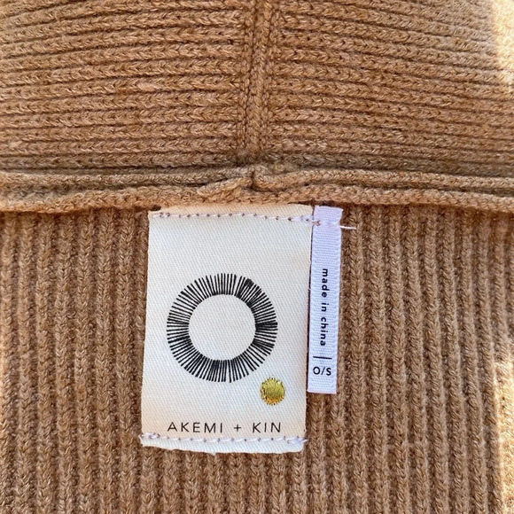 Anthropologie Akemi + Kin Petra open front cardigan dolman sleeves one size - Picture 11 of 12
